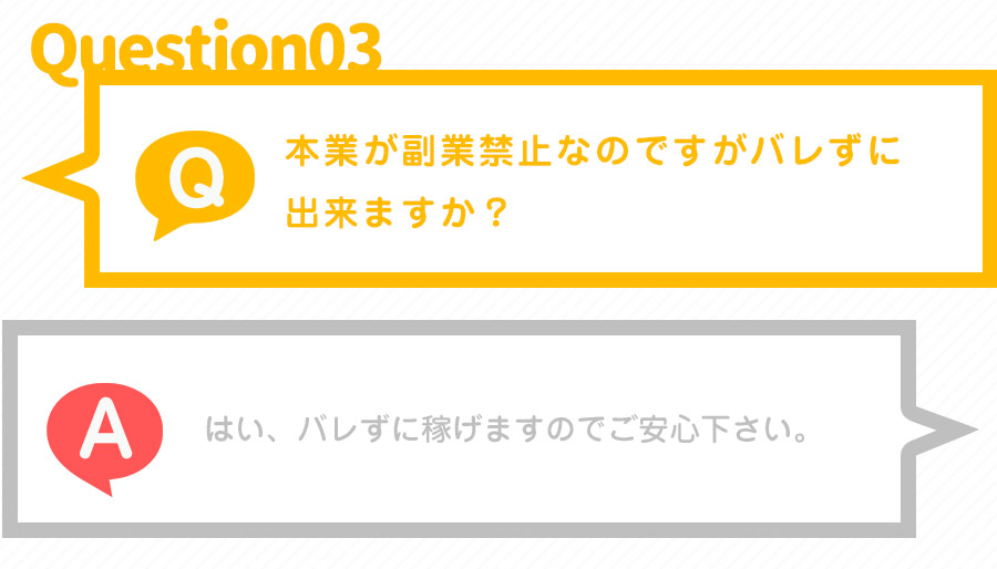 本業が副業禁止なのですがバレずに出来ますか？